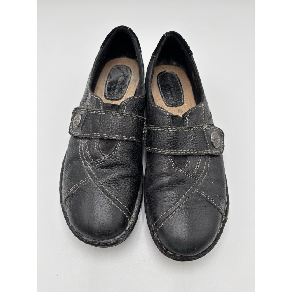 Earth Origins Evelyn Black‎ Leather Mary Jane Comfort Shoes Women's Size 9M